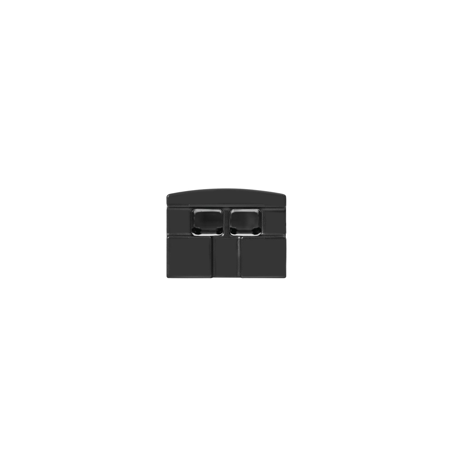 Tresco SQUARE INFINEX END CAP SET BLACK L-XSQRECP-BL-1