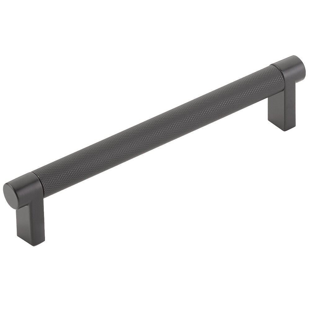 Emtek 84055 RECUS19 Select Rectangular Knurled 6" Cabinet Pull