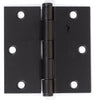 Emtek 91013 Steel Plain Bearing Hinge, 3.5" x 3.5", with Square Corners - Sold in Pairs