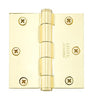 Emtek 91013 Steel Plain Bearing Hinge, 3.5" x 3.5", with Square Corners - Sold in Pairs