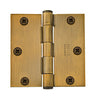 Emtek 91013 Steel Plain Bearing Hinge, 3.5" x 3.5", with Square Corners - Sold in Pairs