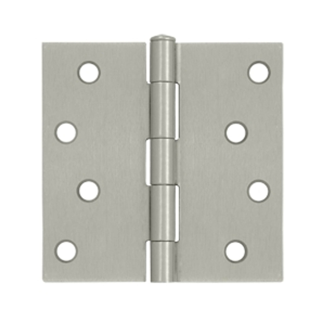 Emtek 91014 Steel Plain Bearing Hinge, 4" x 4", with Square Corners - Sold in Pairs