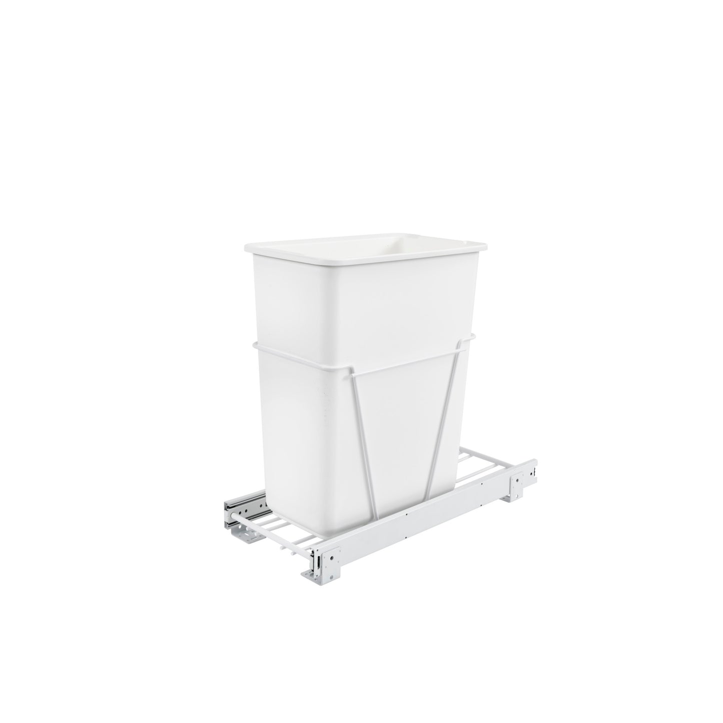 Rev-A-Shelf / RV-9PB S / White Steel Pullout Waste/Trash Container