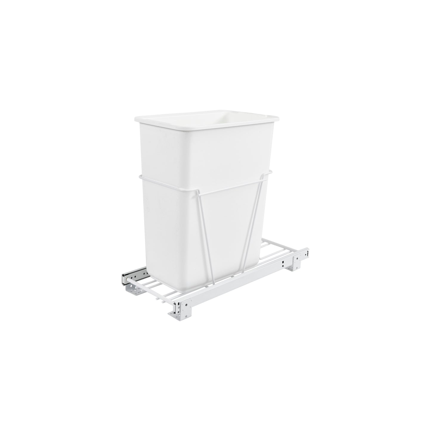 Rev-A-Shelf / RV-9PB / White Steel Pullout Waste/Trash Container