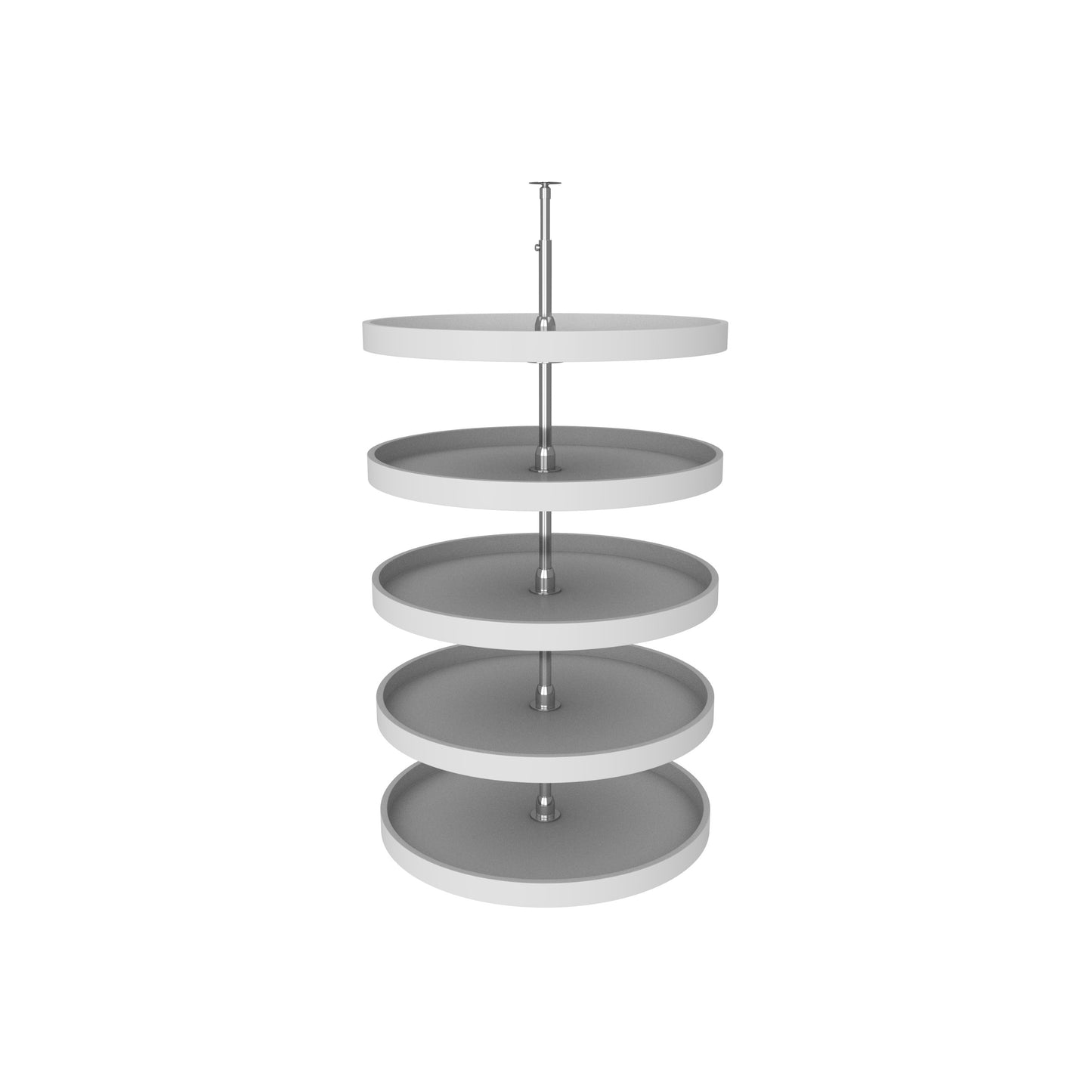 Rev-A-Shelf / 6065-28-11-52 / Polymer Full-Circle 5-Shelf Lazy Susans for Tall Pantry Cabinets