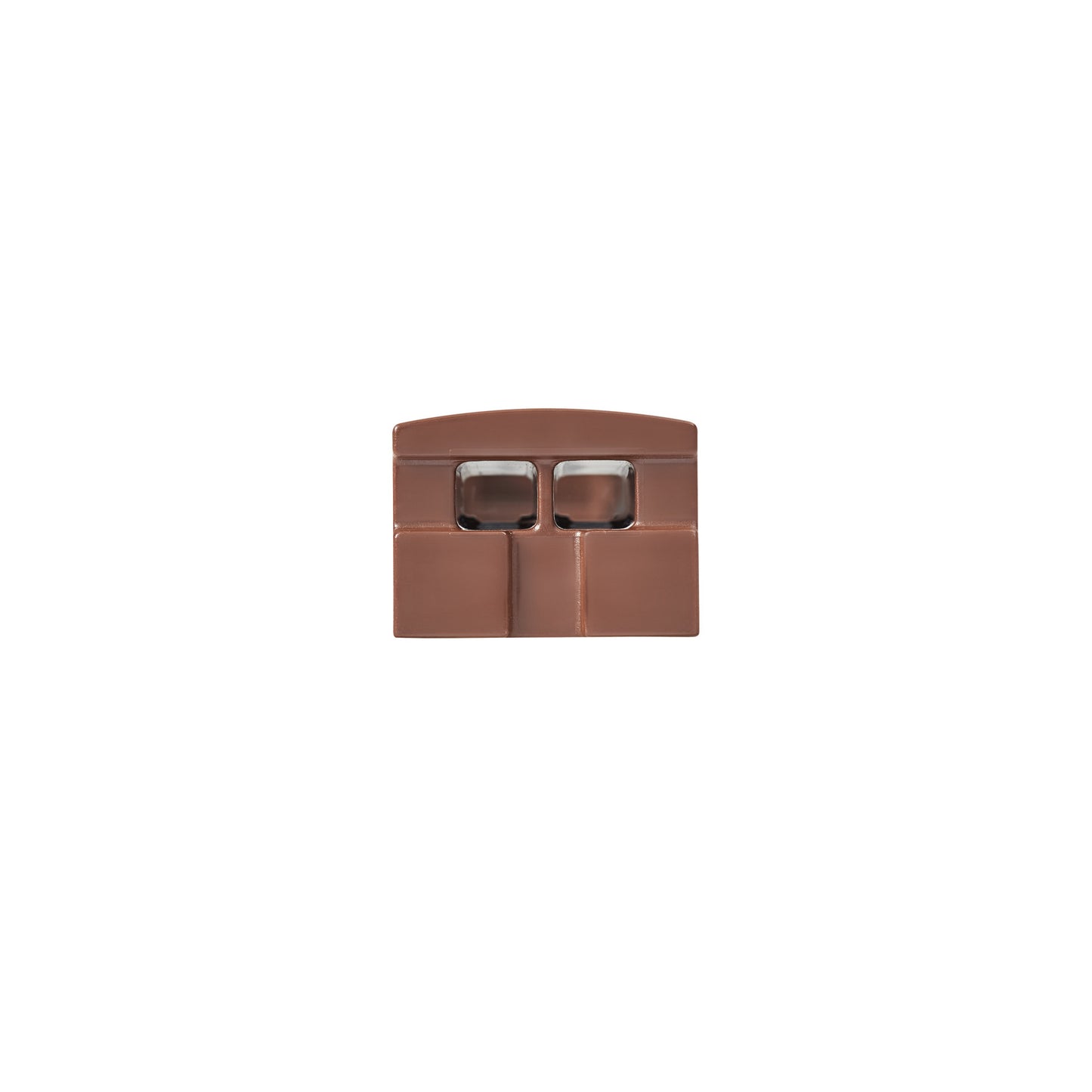 Tresco SQUARE INFINEX END CAP SET DARK BROWN L-XSQRECP-B1-1