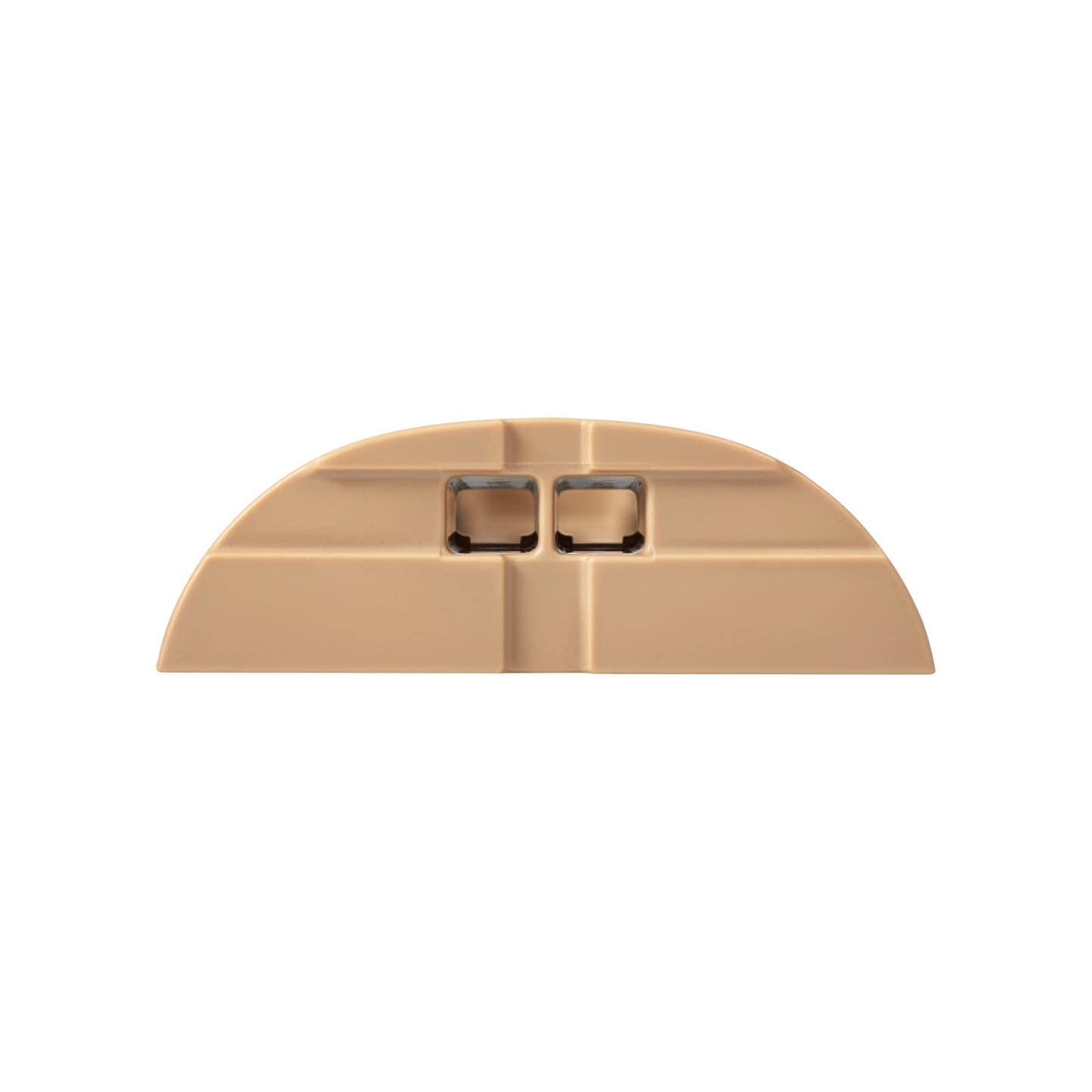 Tresco CURVED INFINEX END CAP DARK TAN L-XCRVECP-B2-1