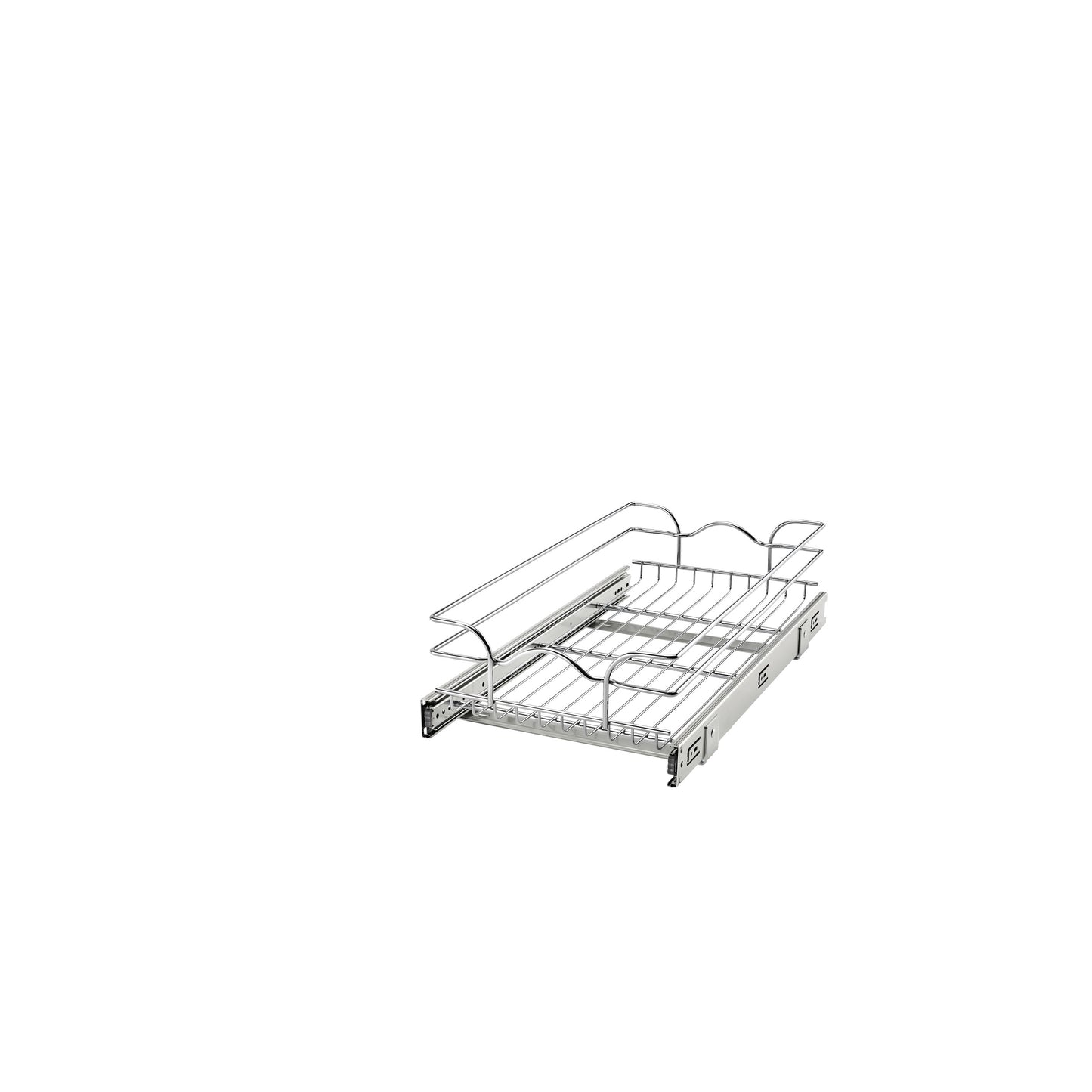 Rev-A-Shelf / 5WB1-1222CR-1 / Single-Tier Bottom Mount Pullout Steel Wire Organizer