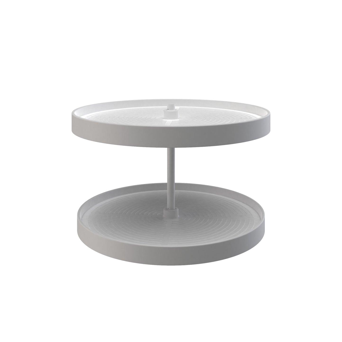Rev-A-Shelf / LD-2062-24BM-11-1 / Polymer Full-Circle 2-Shelf Lazy Susan w/Bottom Mount Hardware for Corner Base Cabinets